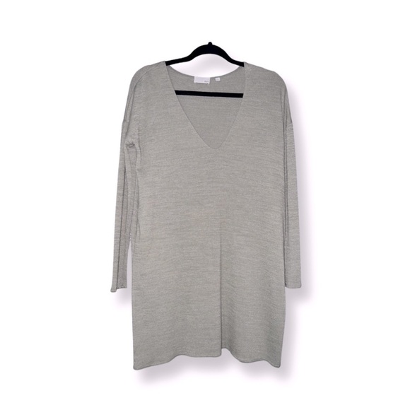 Aritzia Wilfred Free Dress Grey Gray Size XS With Pockets - Picture 1 of 13